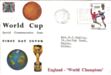 1966 England World Cup Winners Connoisseur FDC with Country Code Keep your Dog Under Control Slogan